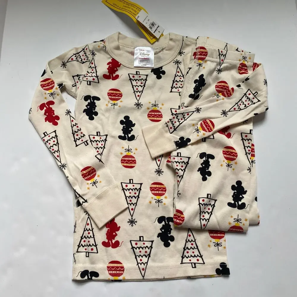 NEW Hanna Andersson Mickey Mouse Disney Pajamas